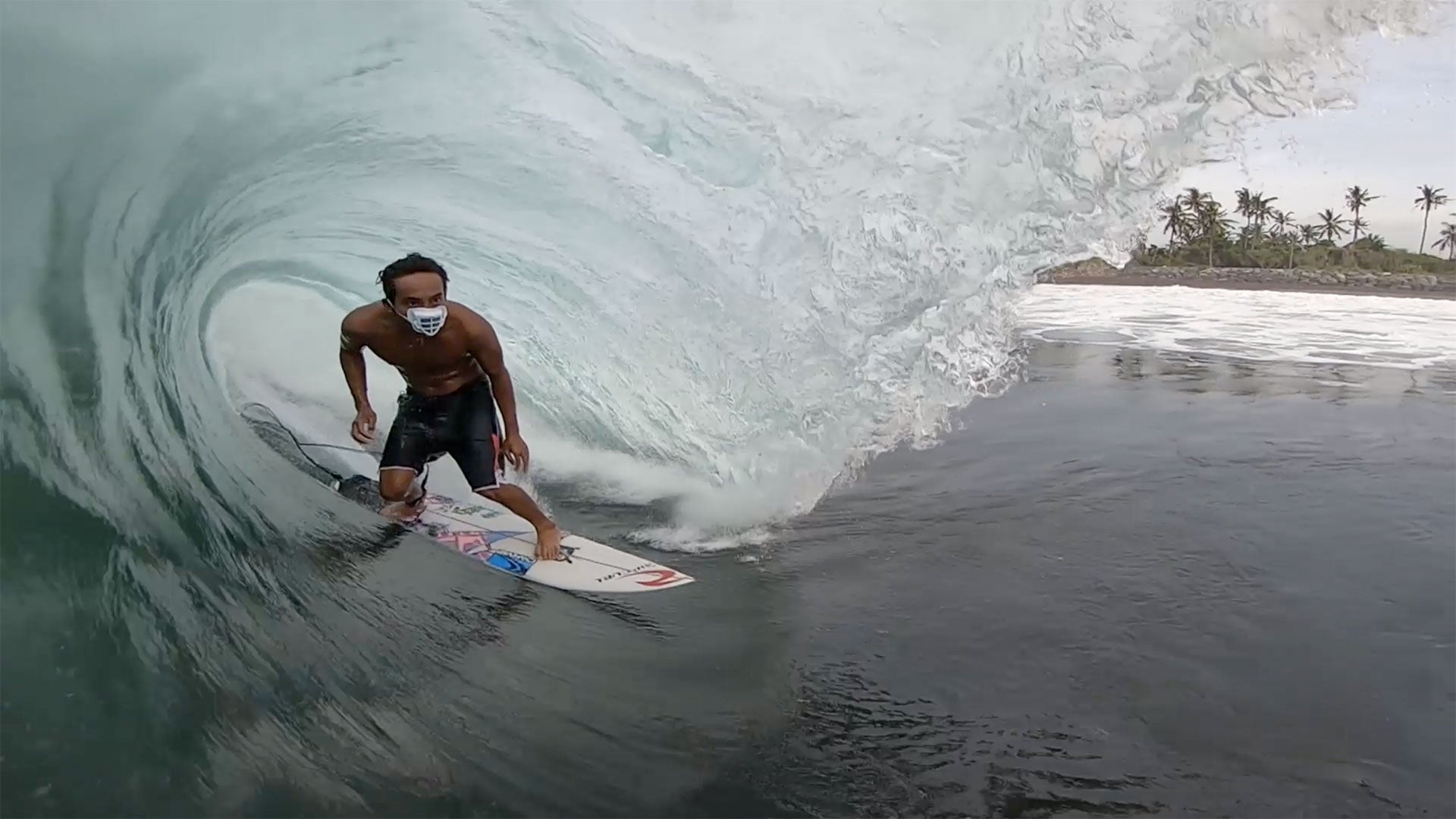 BALI PANDEMIC Starring Balinese Surfer Darma Putra 