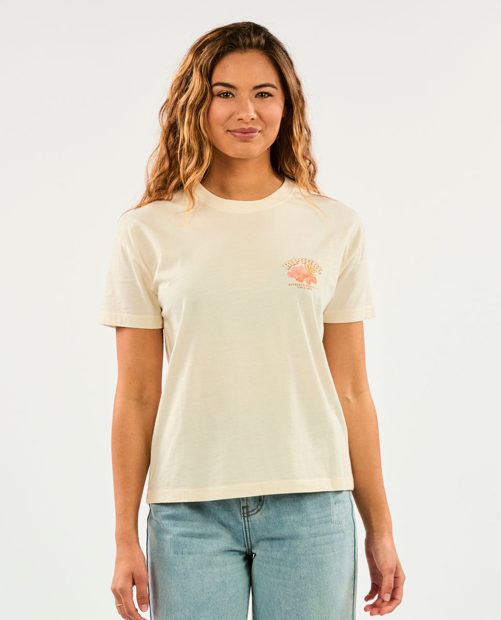 Sunday Swell Relaxed Tee - Surf Clothing for womens – Rip Curl Indonesia