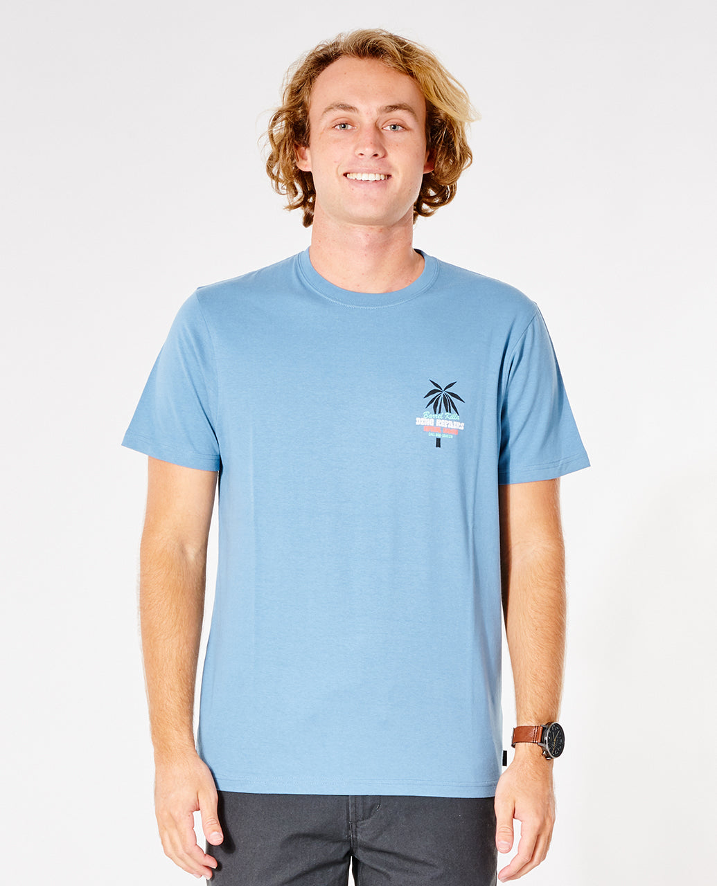 Barrel Killa Palm Tee - Surf Clothing for mens – Rip Curl Indonesia